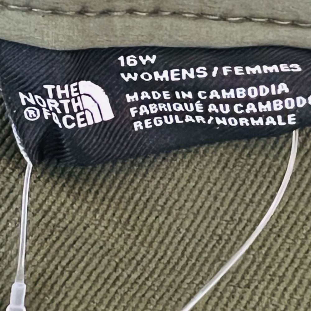 The North Face Women's Plus Bridgeway Zip-Of Taupe Green Pants Plus‎ Size 16 NWT - Picture 7 of 16